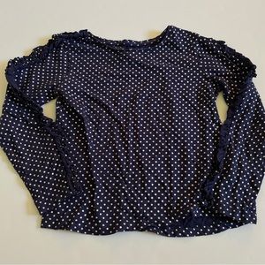 Peek Polka Dot Ruffle Top
